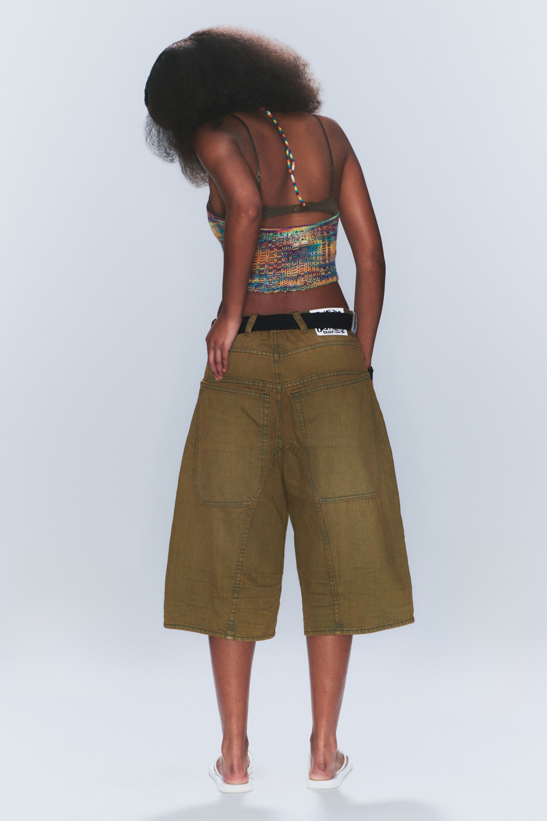 Deep Brown - Dunno Loose Fit Carpenter Jorts - 10