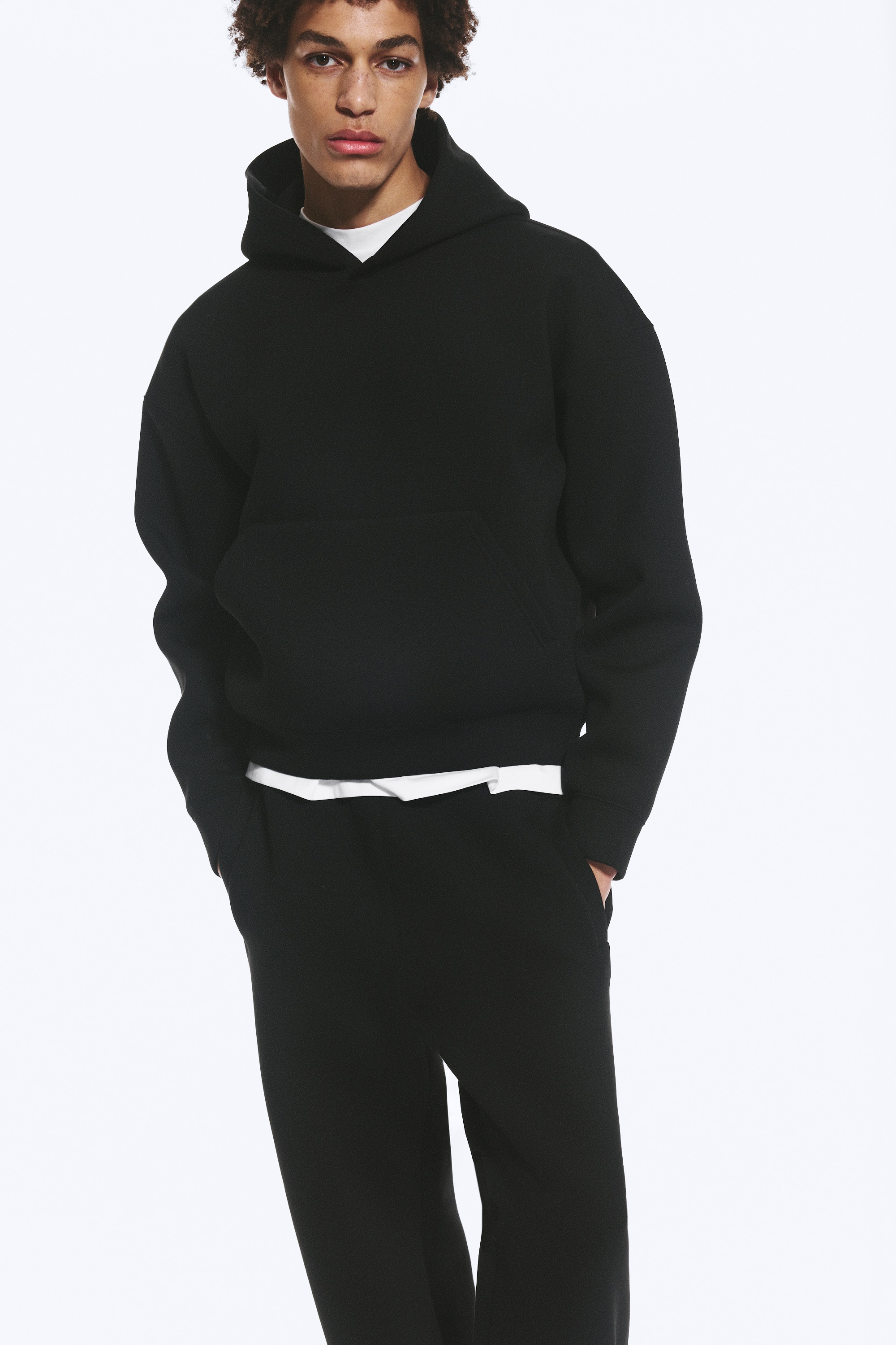 Simon Scuba Hoodie - Black - BĂRBAŢI | H&M RO