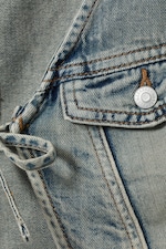 Blau gefleckt - Jeansweste Pearl - 1