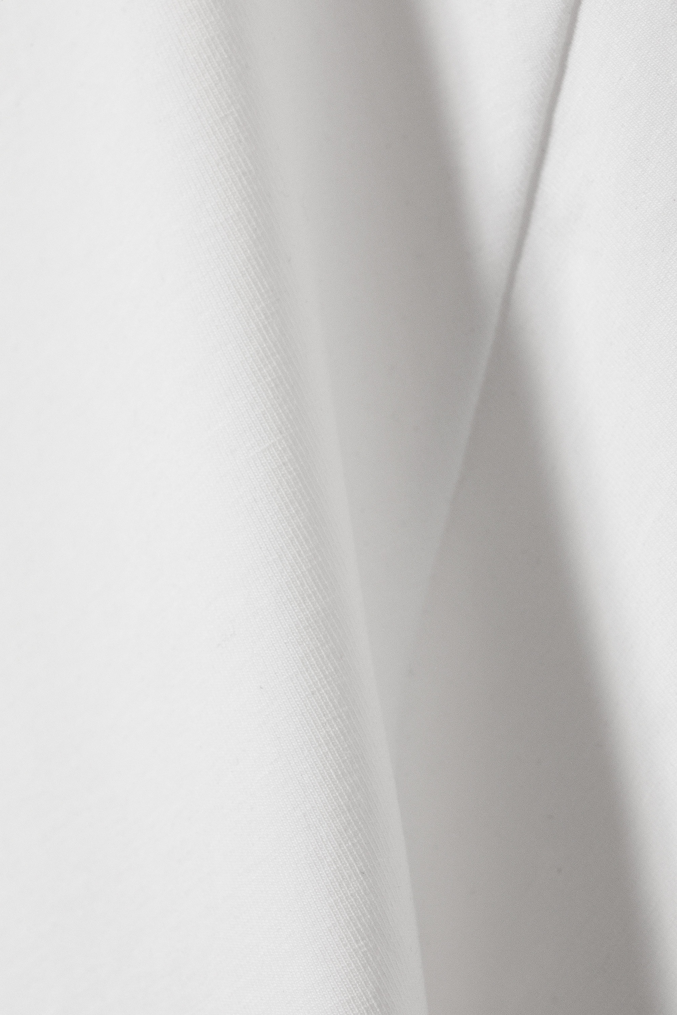 Wit - Mini-T-shirtjurk met korte mouwen - 5