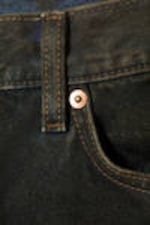 Erdiges Blau - Motion – Schmal geschnittene Bootcut-Jeans - 1