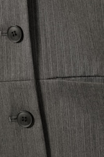 Donkergrijze visgraat - Lean Buttoned Jacket - 5