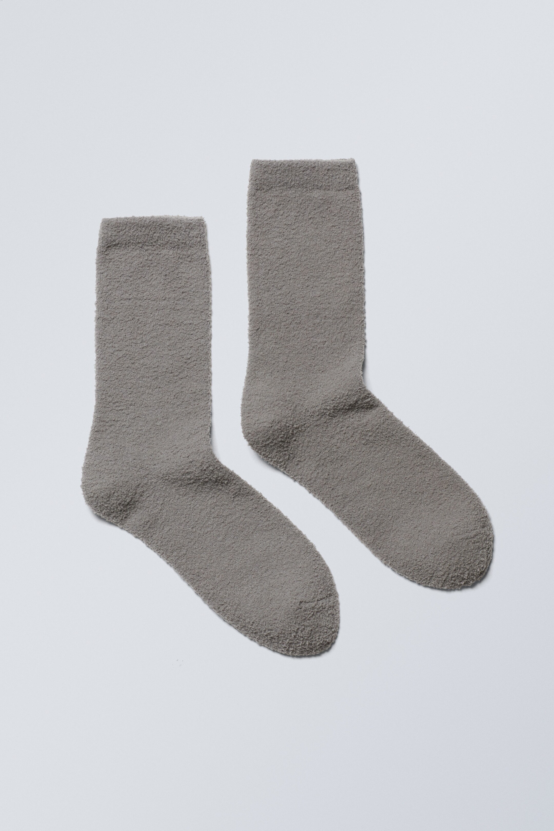 Dusty Grey - Cosy Socks - 0