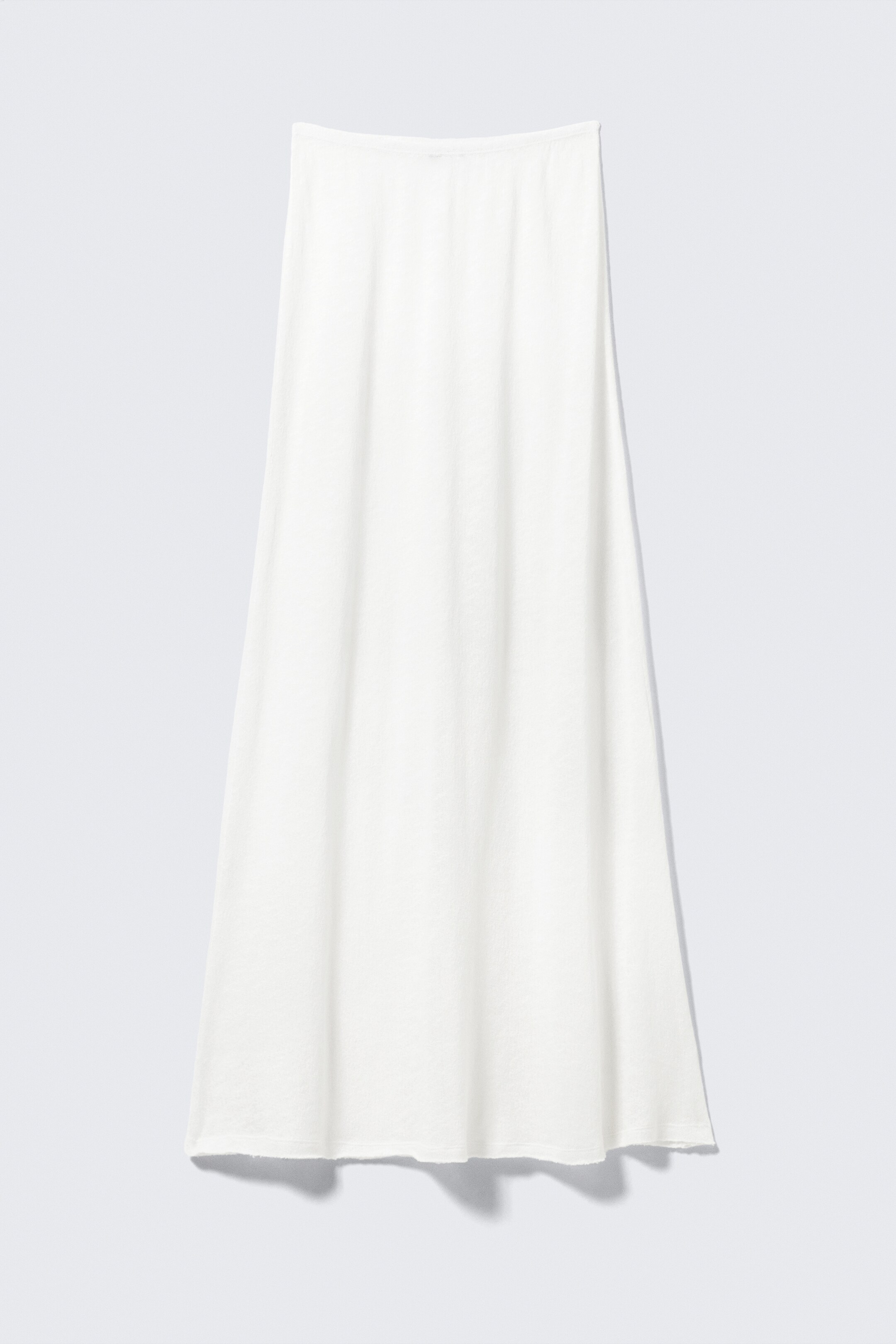 Vezi imaginea mai mare: Fustă Maxi din Tricot de Bumbac Transparent - Alb - FEMEI | H&M RO 4