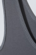 Basalt Grey - Open Neck Tank Dress - 1