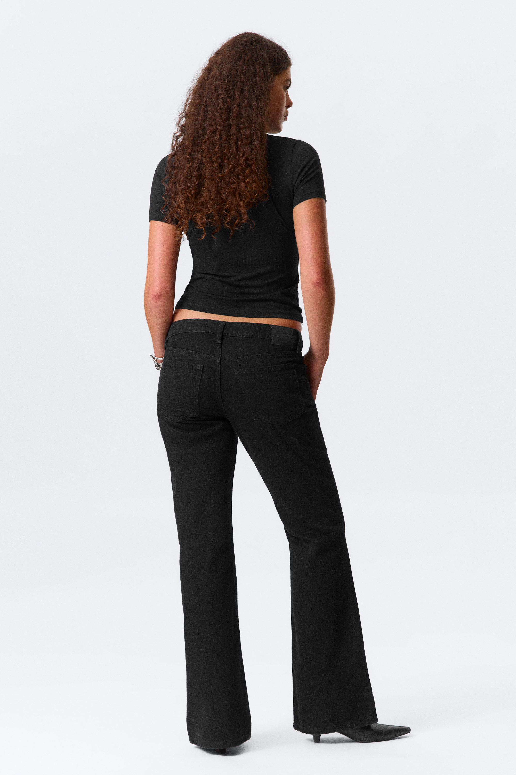 Black Rinse - Svart - Nova Low Waist Slim Bootcut Leg Jeans - 3