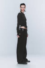 Washed Black - CM x LB Looser Washed Black Unisex Jeans - 5