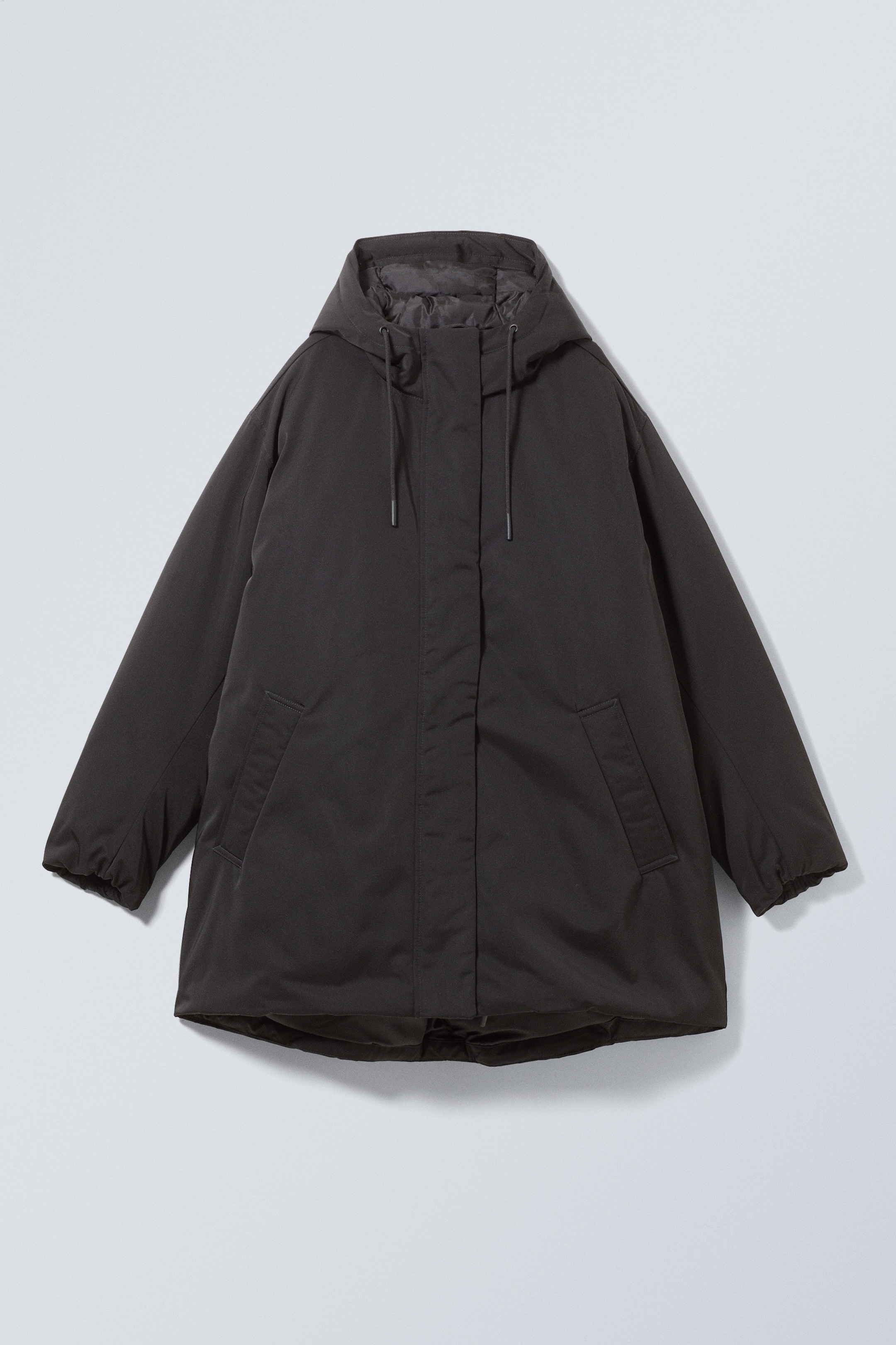 Black - Honey Oversized Padded Jacket - 0