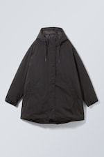 Black - Honey Oversized Padded Jacket - 0