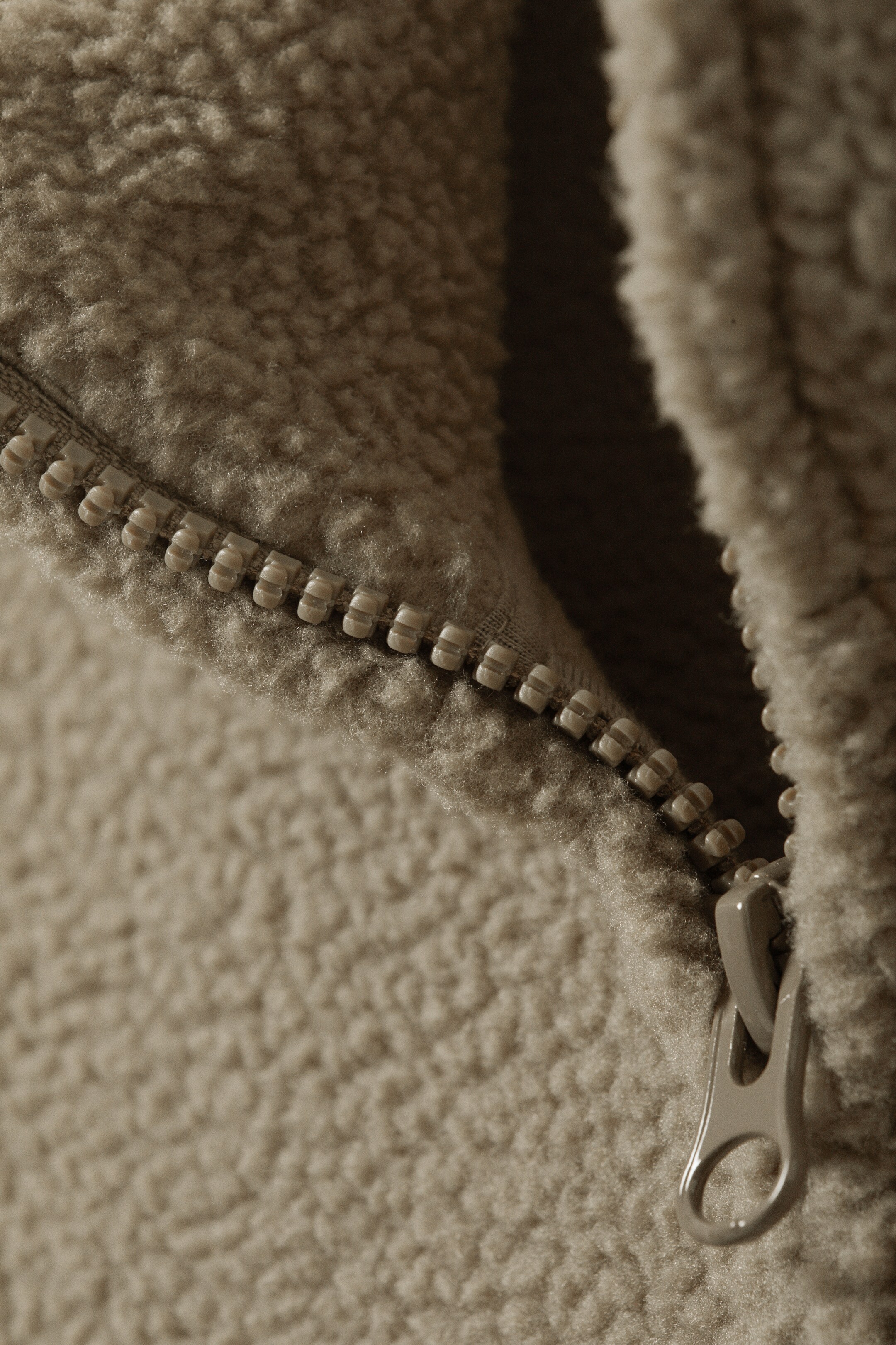 Agrandir l'image: Veste zippée molletonnée - Taupe poudré - FEMME | H&M FR 2
