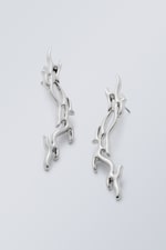 Dark Silver Metal - Ohrringe Asta - 0