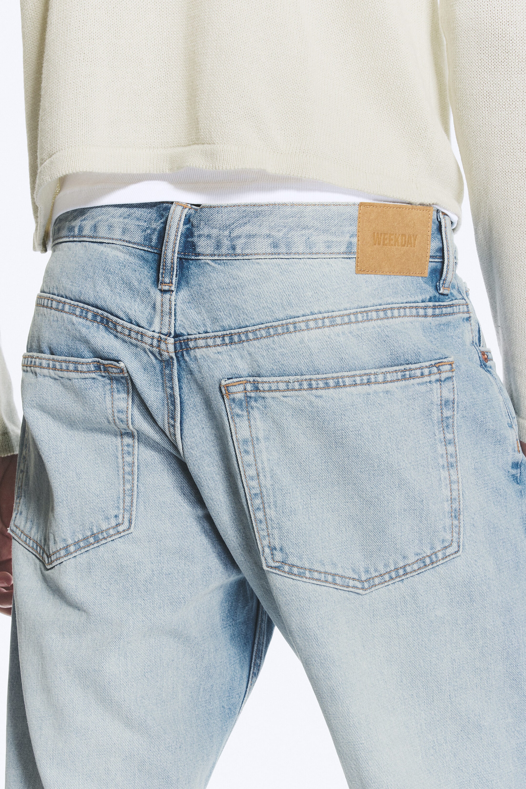 Kimberley Blue - Mittelblau - Meteor Low Waist Relaxed Straight Jeans - 4