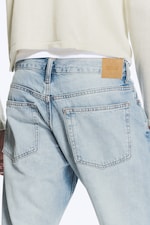 Kimberley Blue - Mittelblau - Meteor Low Waist Relaxed Straight Jeans - 4