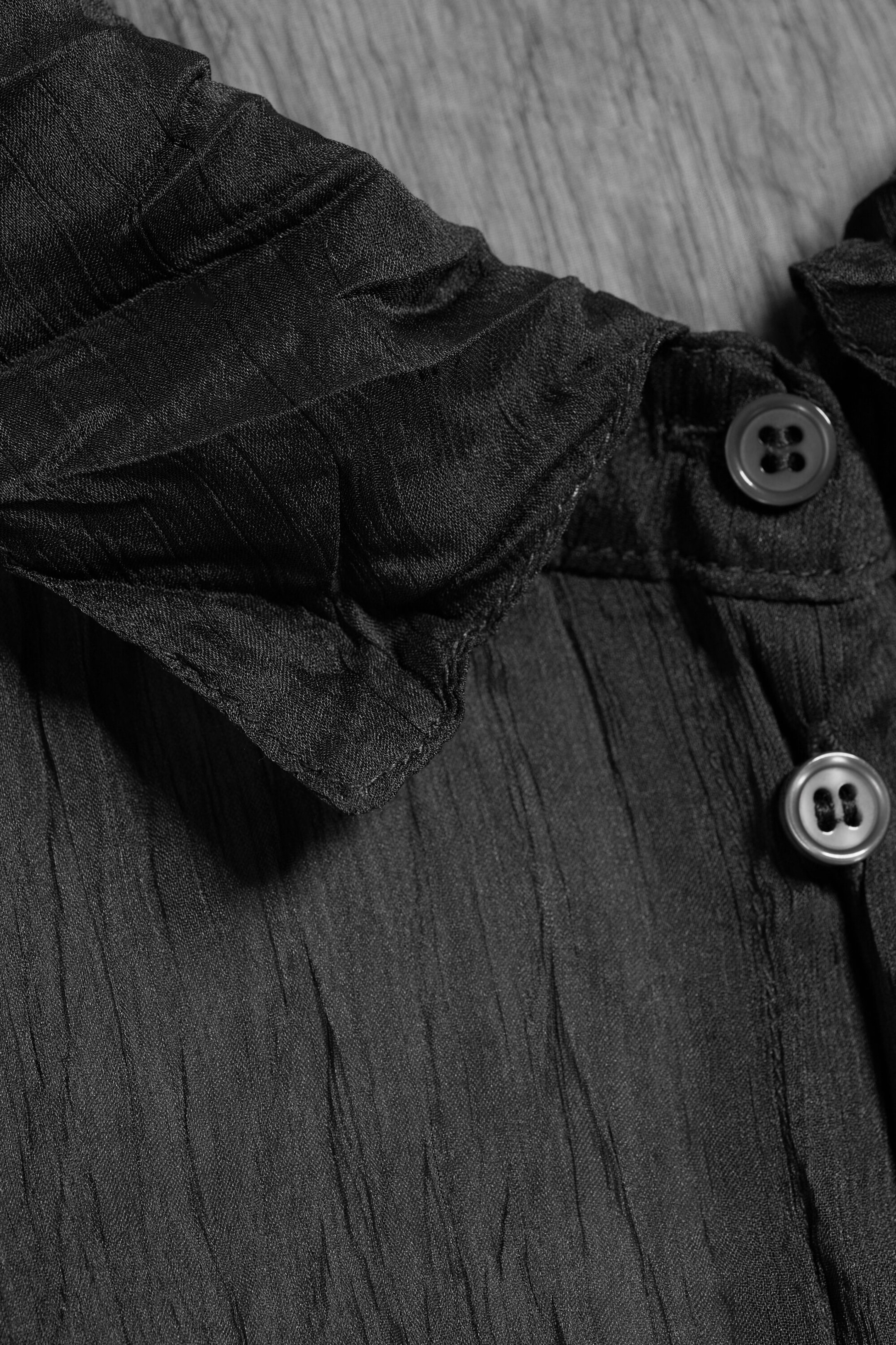 Taupe cendré clair - Chemise froissée à manches courtes - 6