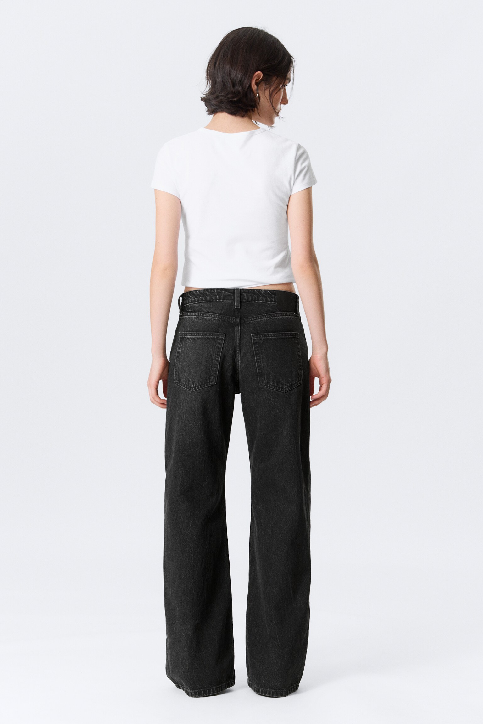 Blugi Paz cu talie medie și crac larg - Paloma Negru - Negru/Tuned Black - Negru/Perseus Albastru - Albastru Mediu/Blue Horses - Albastru Mediu - 6