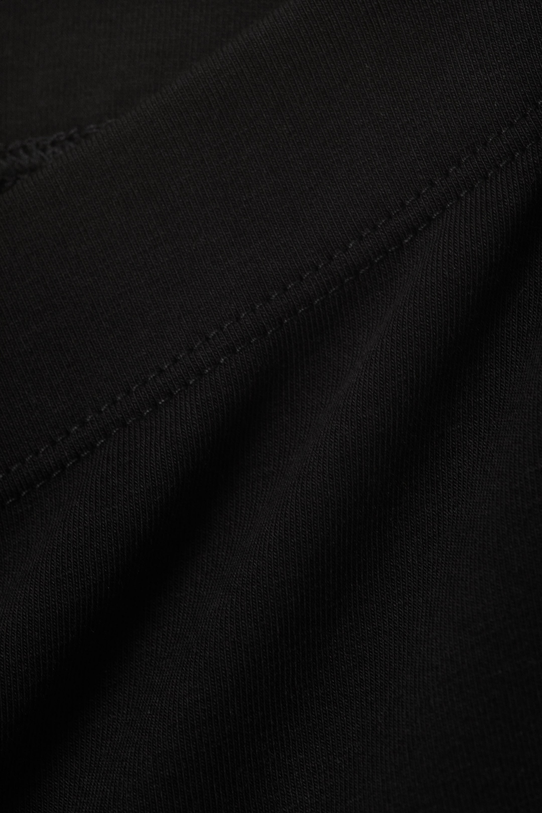 Black - Mid-Rise Capri Trousers - 4