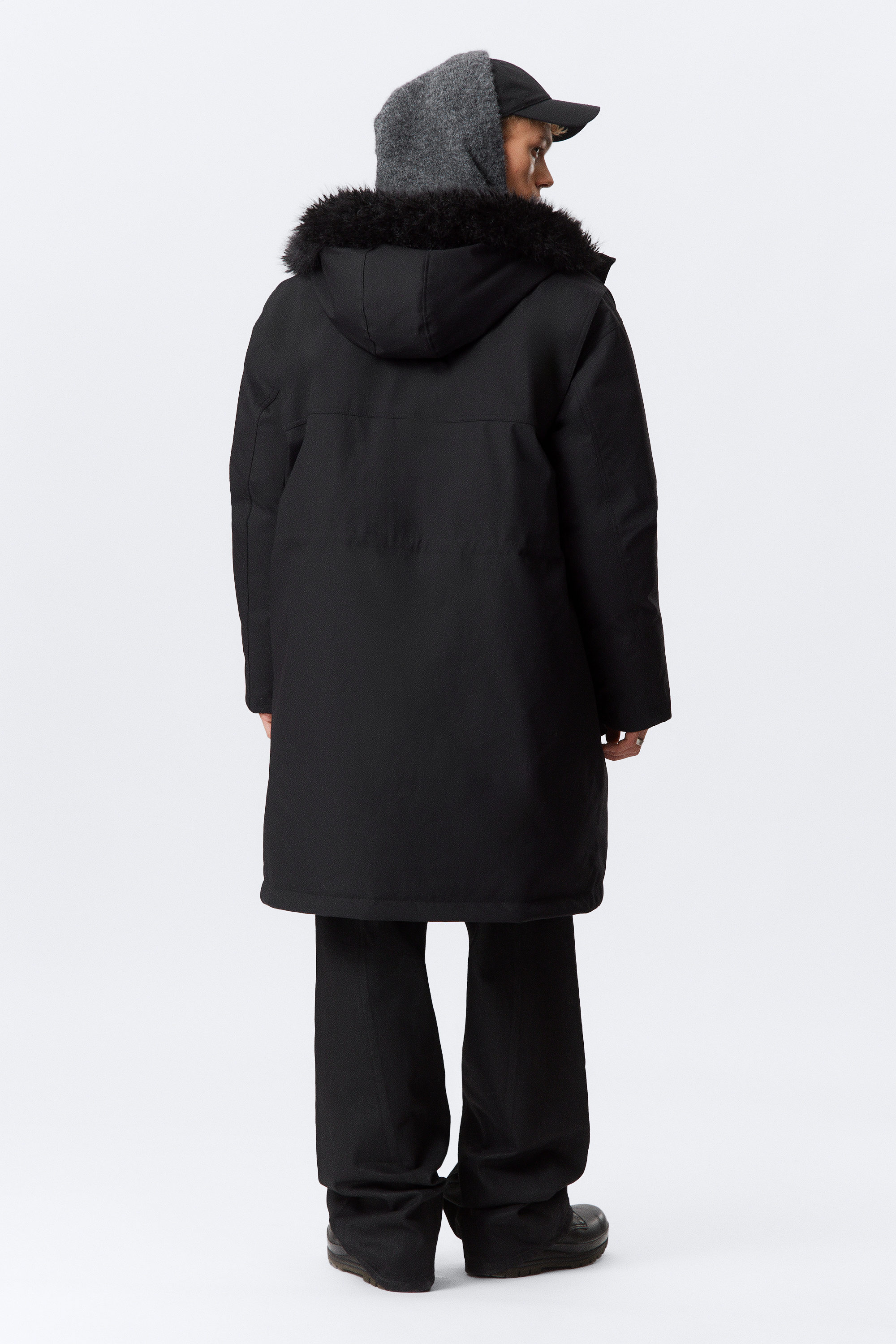 Noir - Parka matelassée oversize - 4