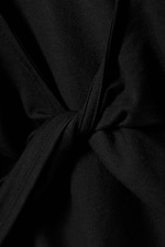 Zwart - Top met lange mouwen en open rug - 5