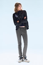 Bored Grey - Grey - Sleeze Low Waist Skinny Jeans - 1