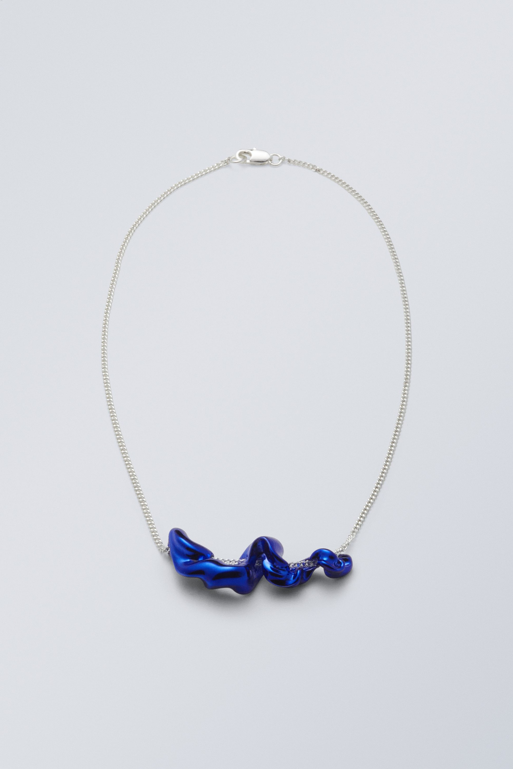 Blue - Twisted Necklace - 0