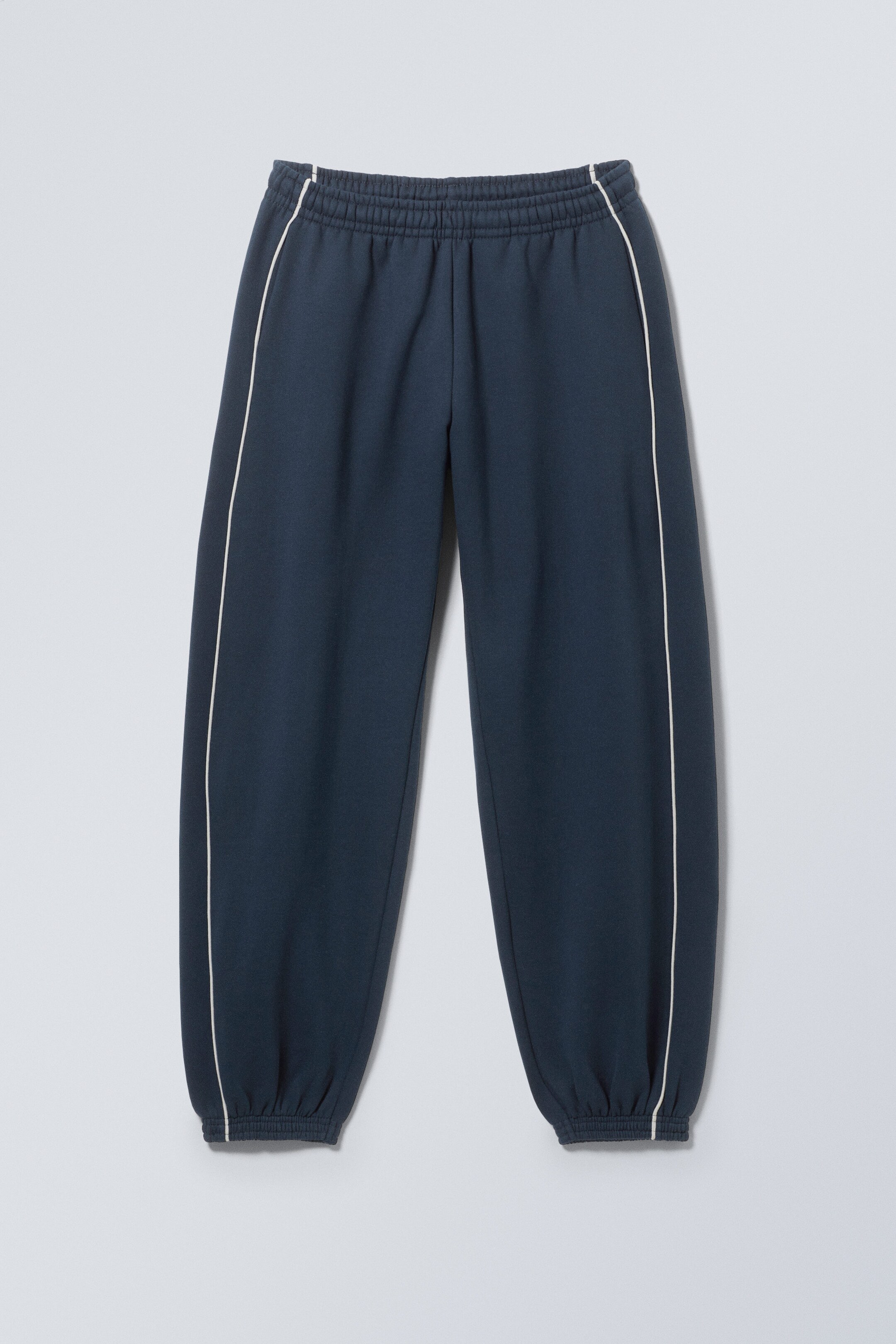 Dark Blue - Even Piping Sweatpants - 0