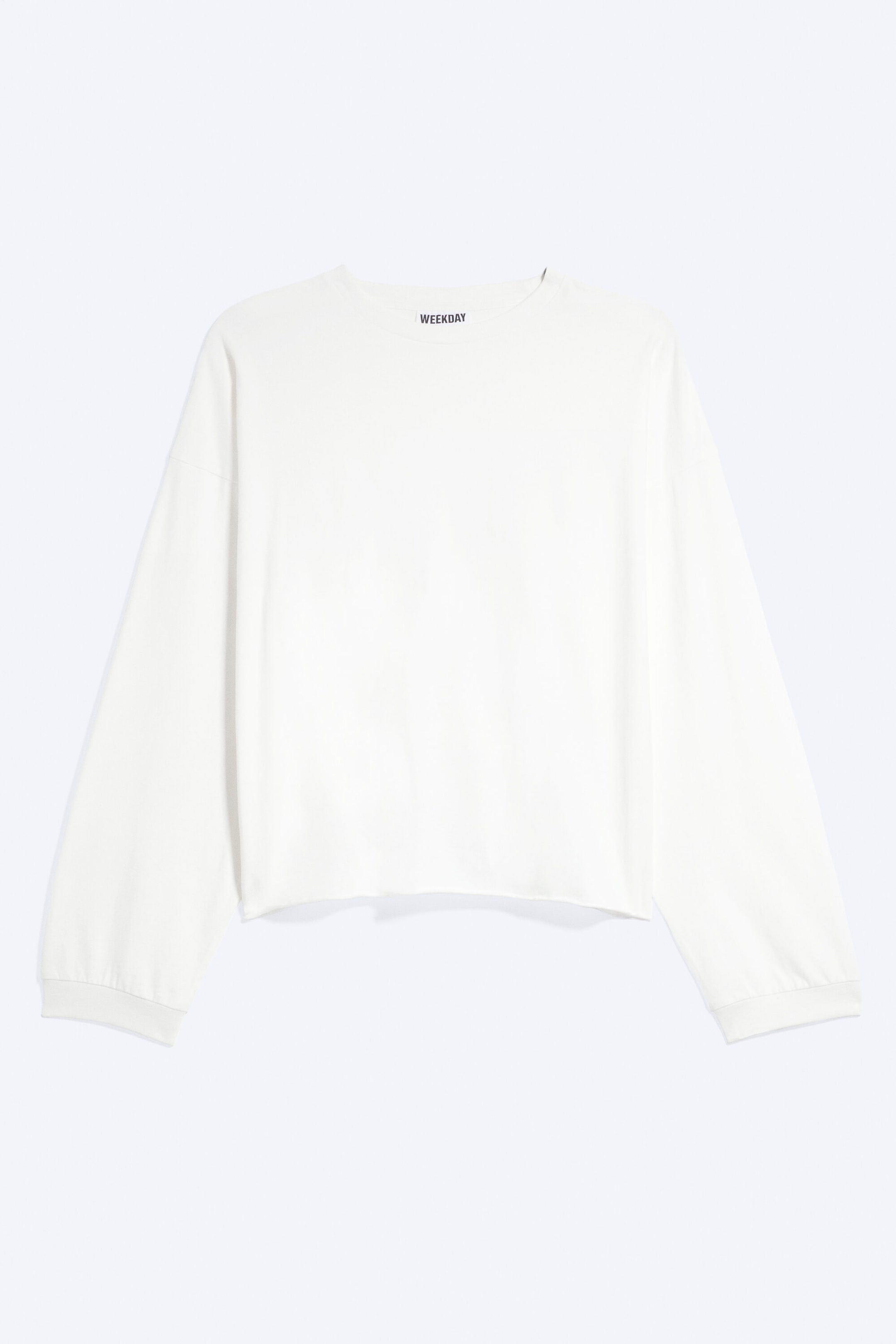 Dusty White - Relaxed Long-Sleeved T-shirt - 3