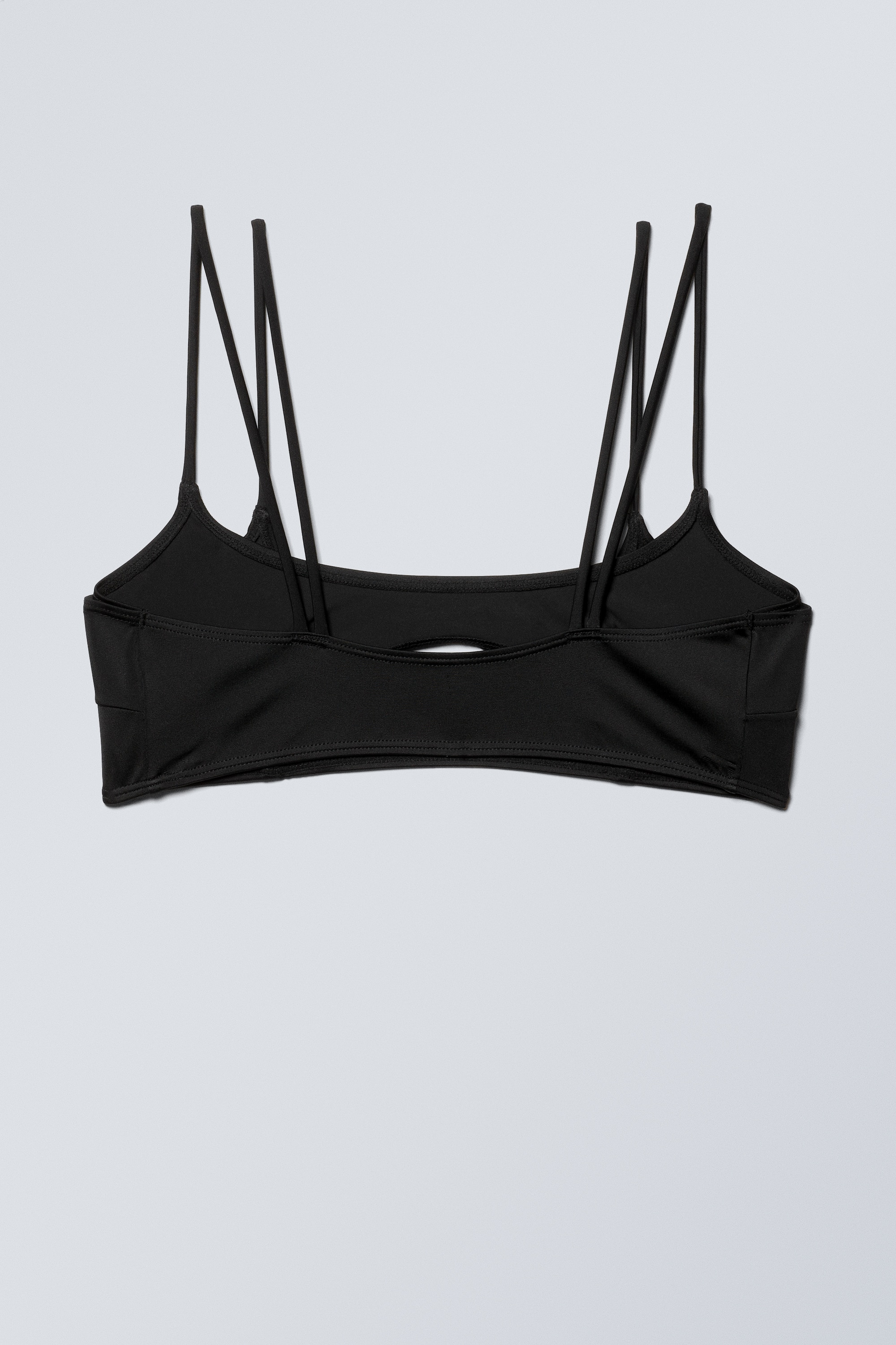 Haut de maillot à plusieurs épaisseurs - Noir