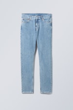 Cerulean Blue - Light Blue - Sunday Mid Rise Slim Tapered Leg Jeans - 0