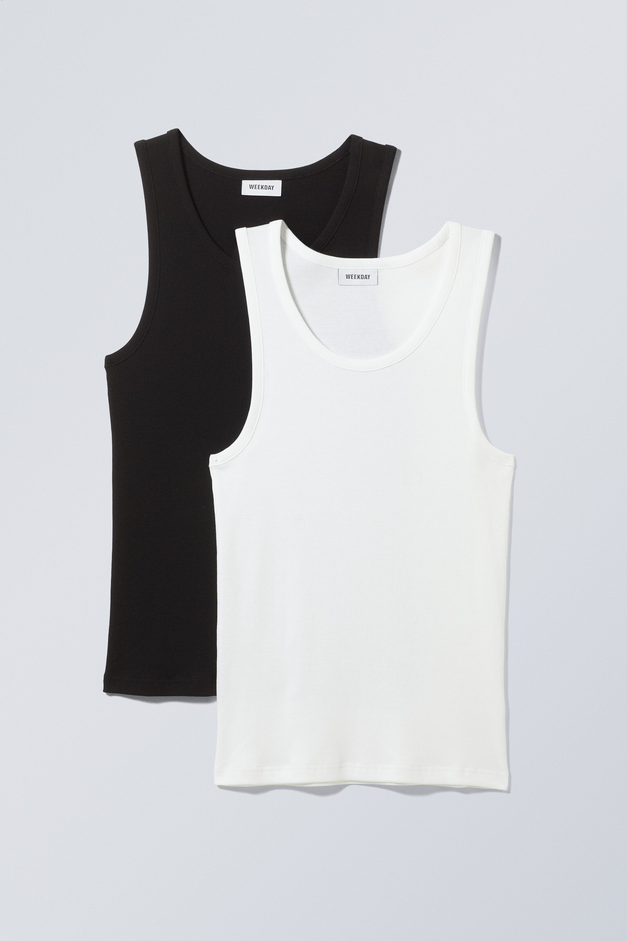 Schwarz - Tanktops Standard 2er-Pack - 1