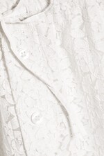 Dusty White Lace - Kanten broek met lage taille en trekkoord - 5