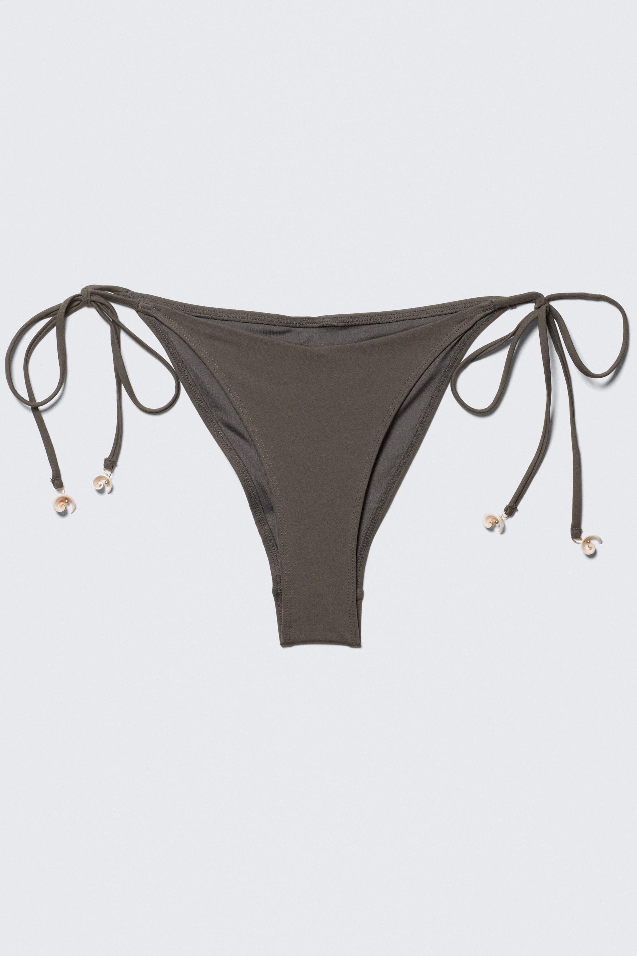 Dark Mole - Shell Tie Bikini Tanga Bottom - 3