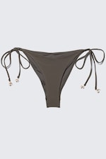 Dark Mole - Shell Tie Bikini Tanga Bottom - 3