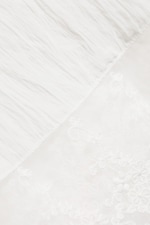 Weiß - Cropped Camisole mit Spitzenbesatz - 4