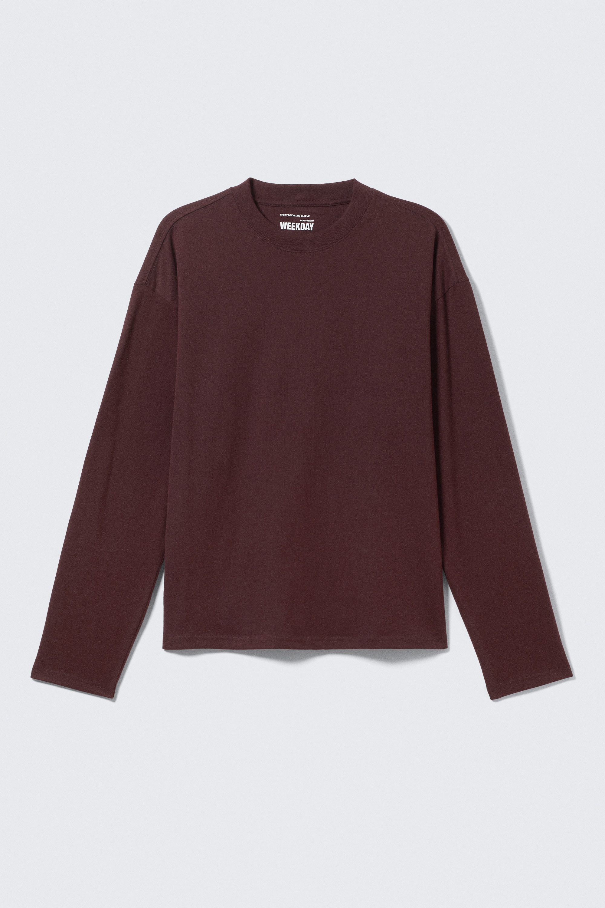 Great Boxy Long Sleeve T-shirt - Bordó/White & Navy Stripes/Striped Dark Brown/White/Sötétszürke/Koptatott kék/Dark Brown/Black/Dusty Grey/Sötétzöld/Light Grey Melange