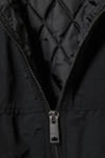 Black - Relaxed Nylon Bomber Jacker - 1