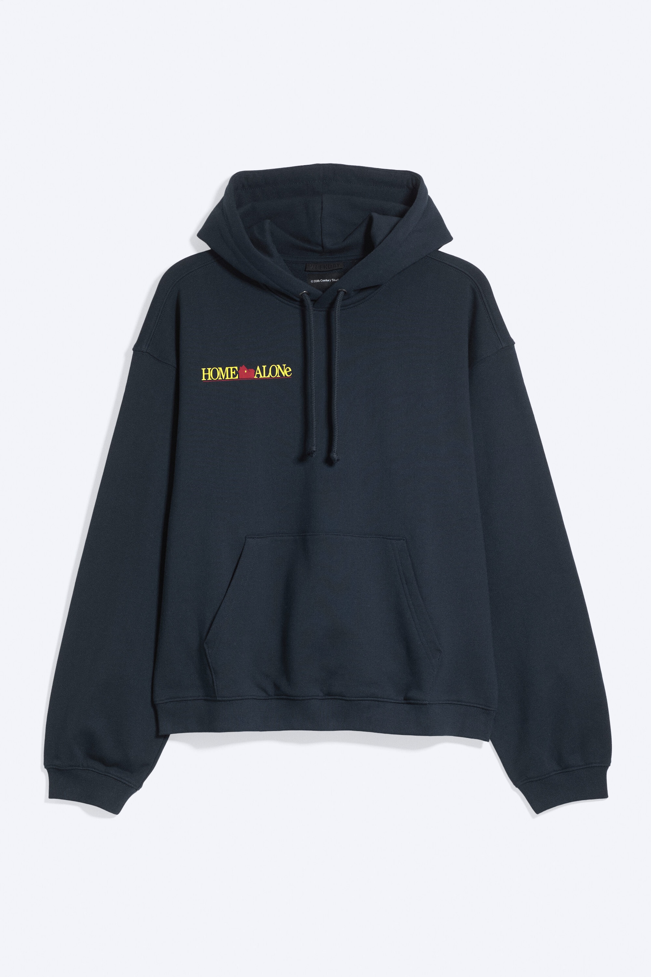Dark Blue - Home Alone Loose-Fit Hoodie - 4