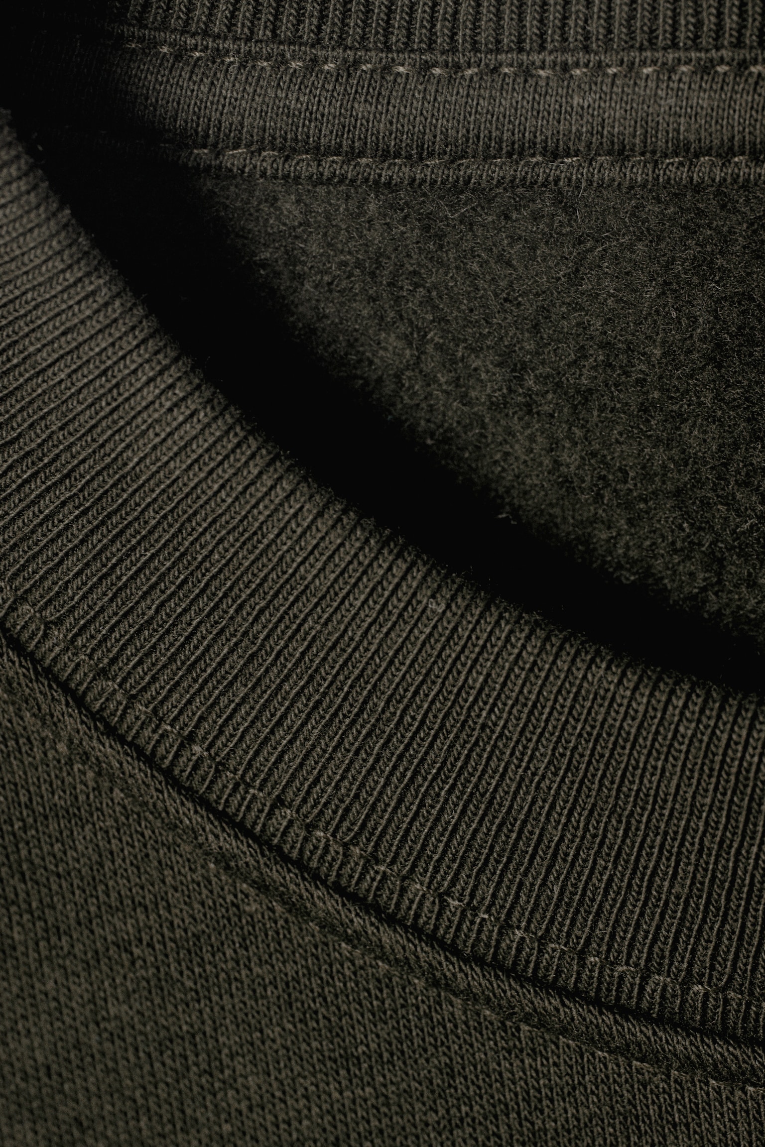 Classic Sweatshirt - Dark Green/Navy Blue/Burgundy/Black/Grey Melange/Dark Blue - 5
