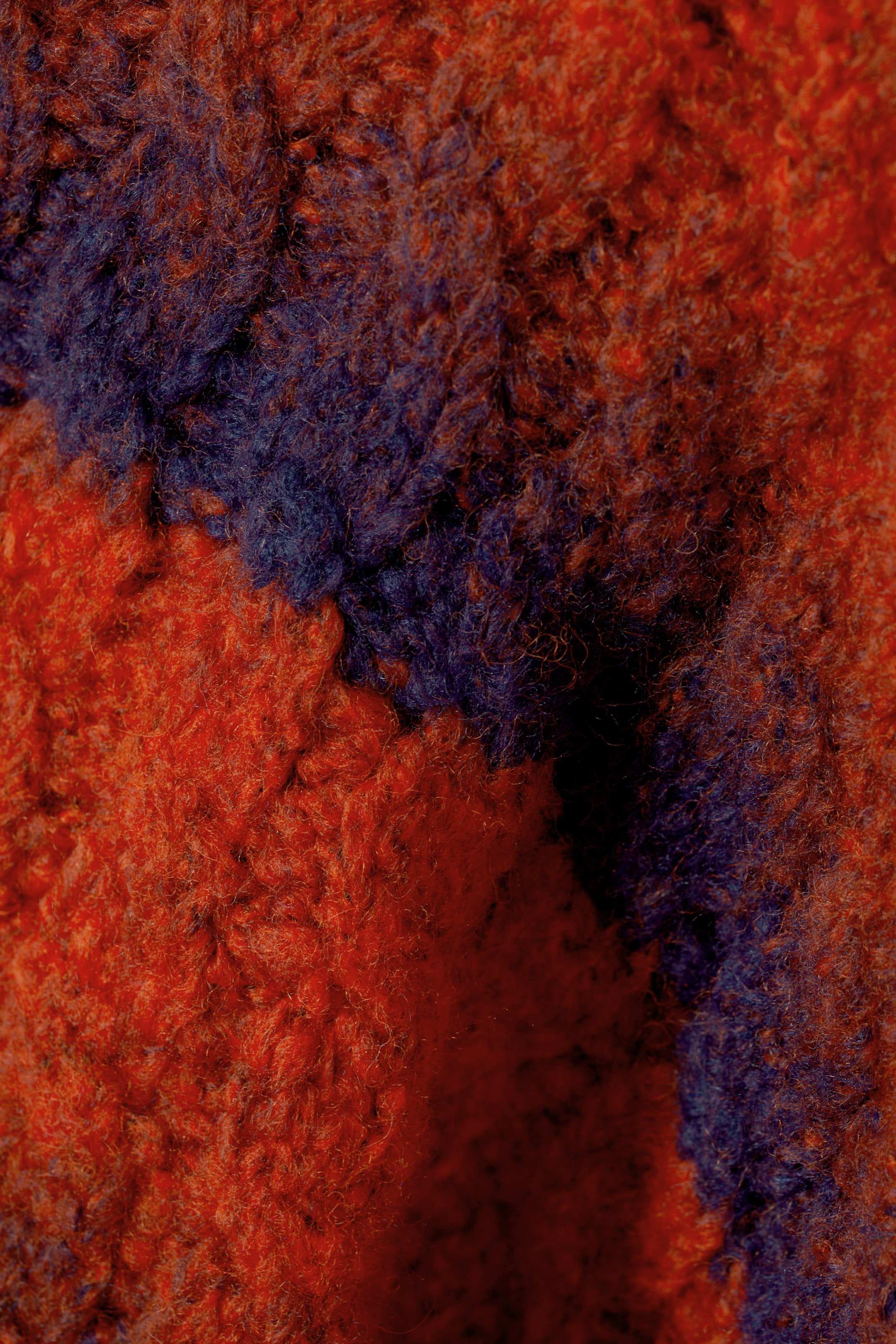 Blauw en rood gestreept - Conor trui van wolmix - 1