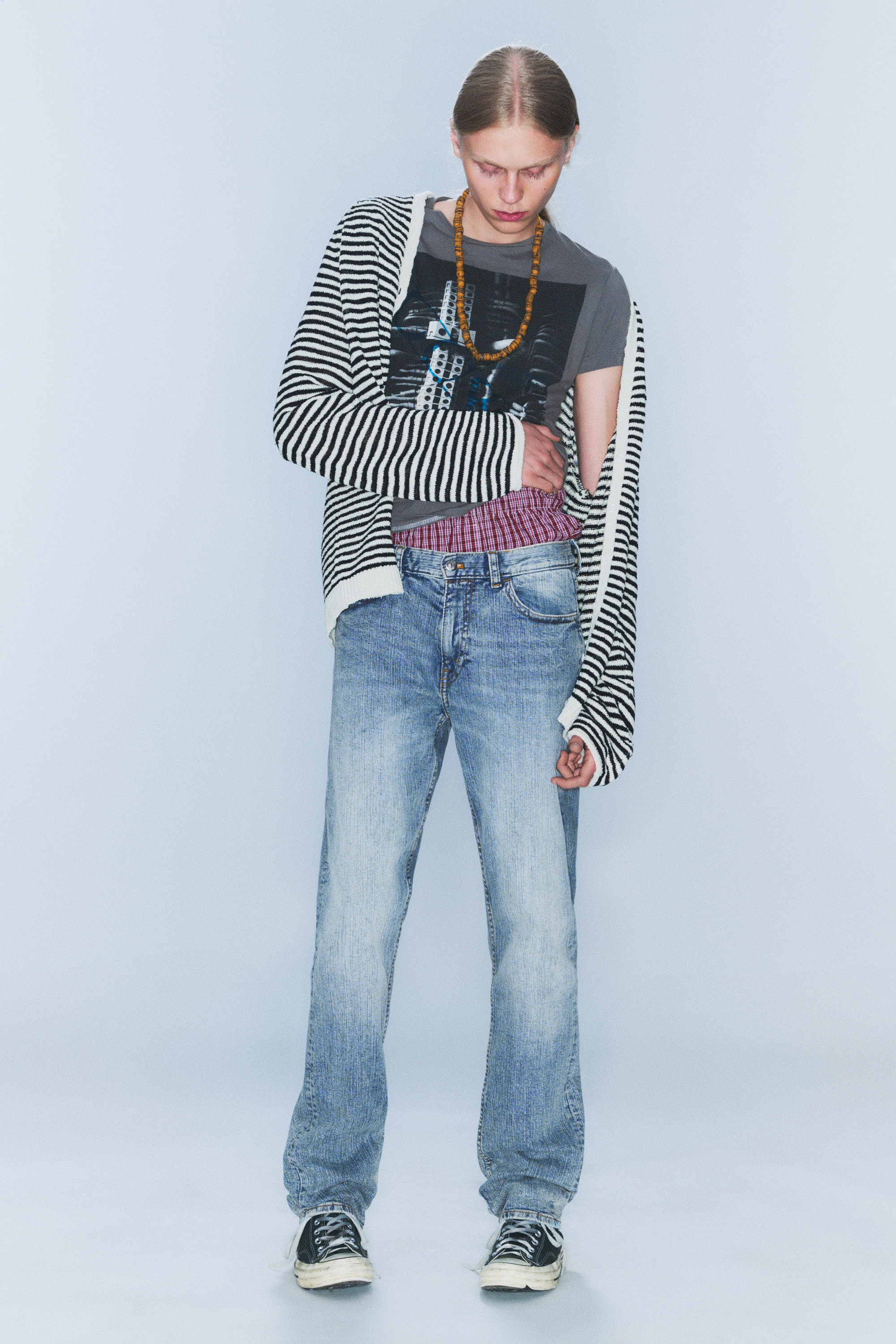 US Blue - Lichtblauw - Issue skinny jeans met lage taille - 1