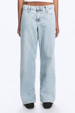 Dream Blue - Light Blue - Imoo Low Rise Loose Wide Jeans - 1