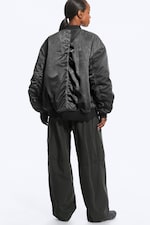 Washed Black – Zwart - Oversized gewatteerd pilotenjack - 5