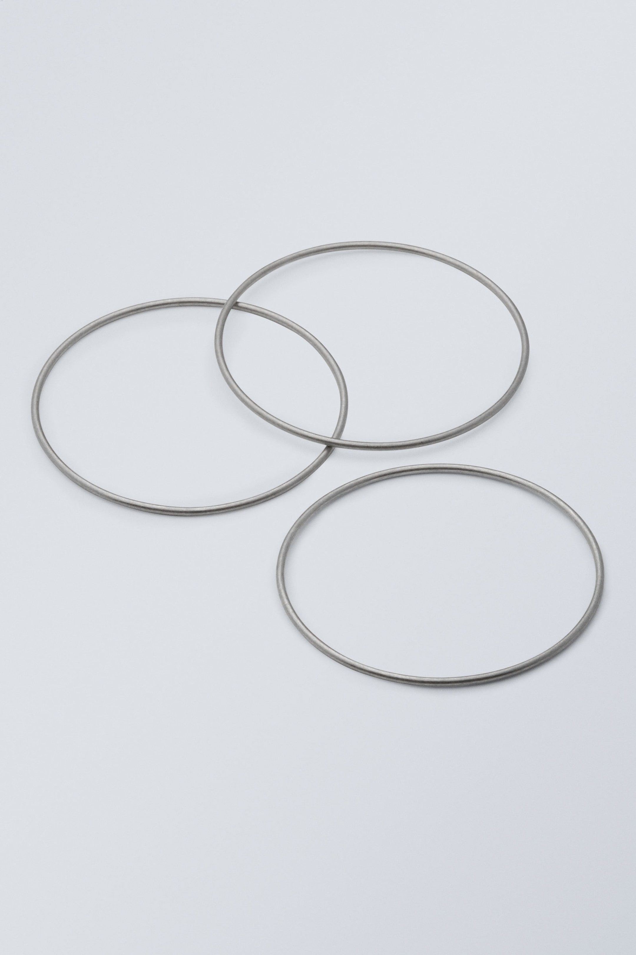 Silber - 3er-Pack Armreifen