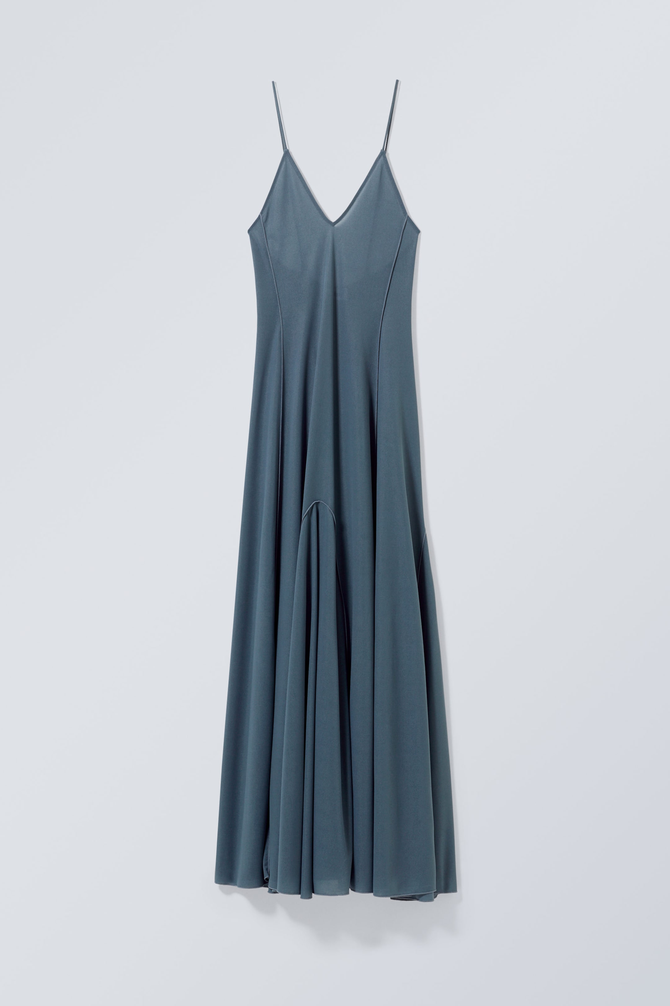 Dusty Blue - Peyton Maxi Strap Dress - 0