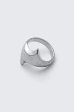 Silver - Sculptural Claw Ring - 0