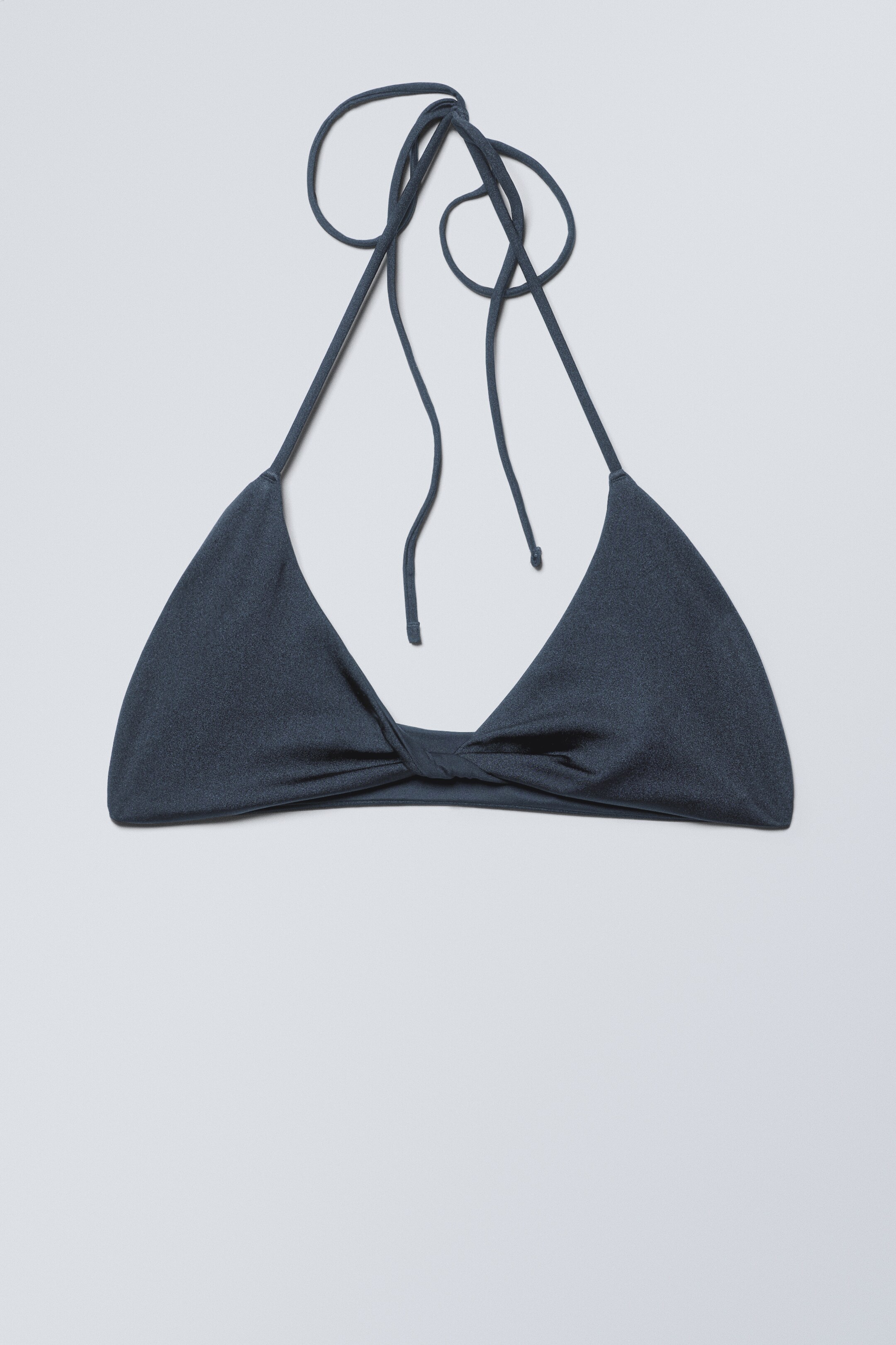 Agrandir l'image: Haut de bikini torsadé dos nu - Bleu foncé - FEMME | H&M BE 2