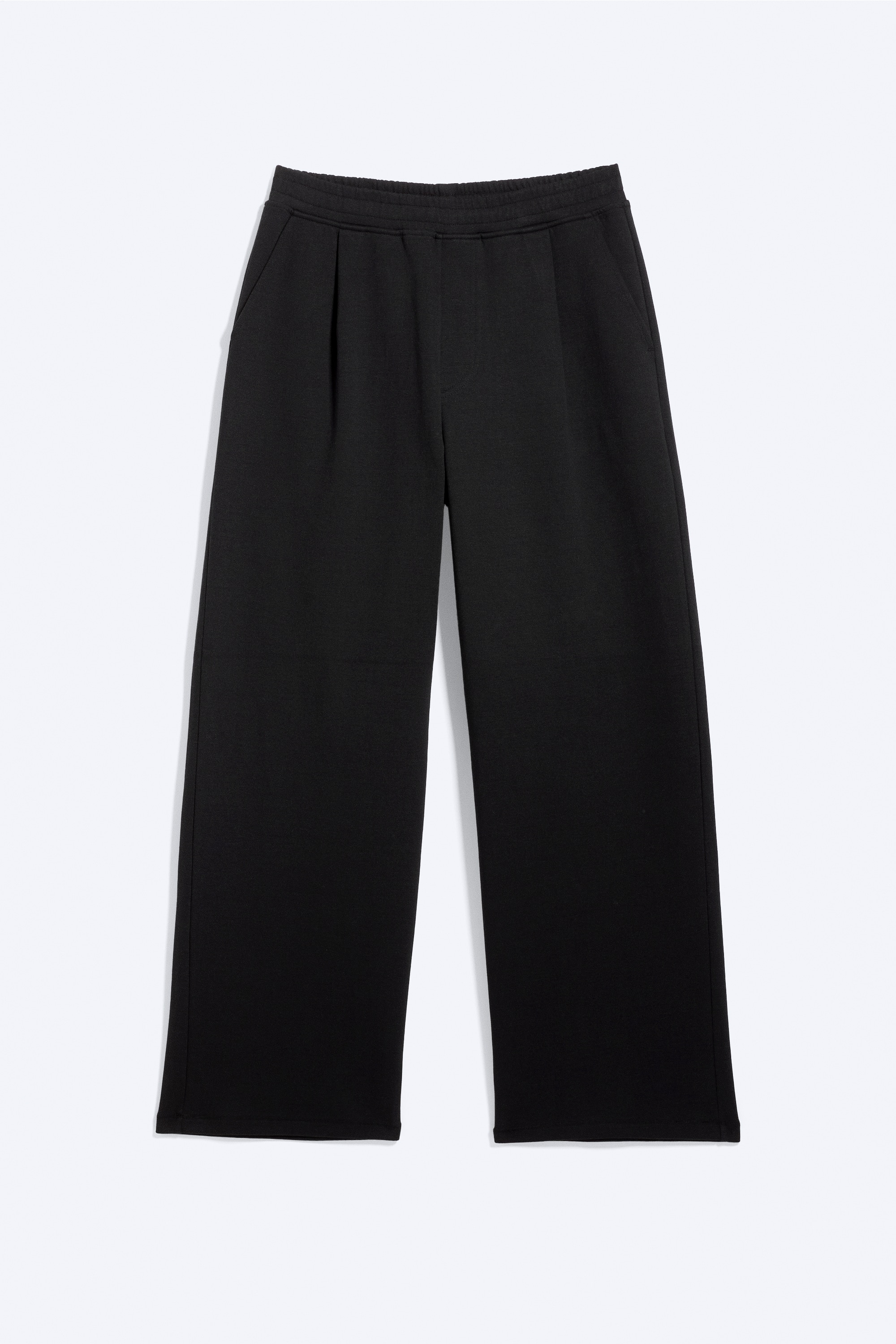 Pantalon jogger plissé - Noir