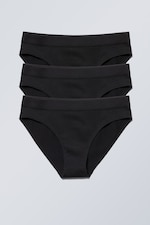 Black - 3-pack Cat Briefs - 0