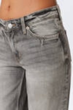 Canyon Grey - Mittelgrau - Ample Low Waist Loose Wide Leg Jeans - 2