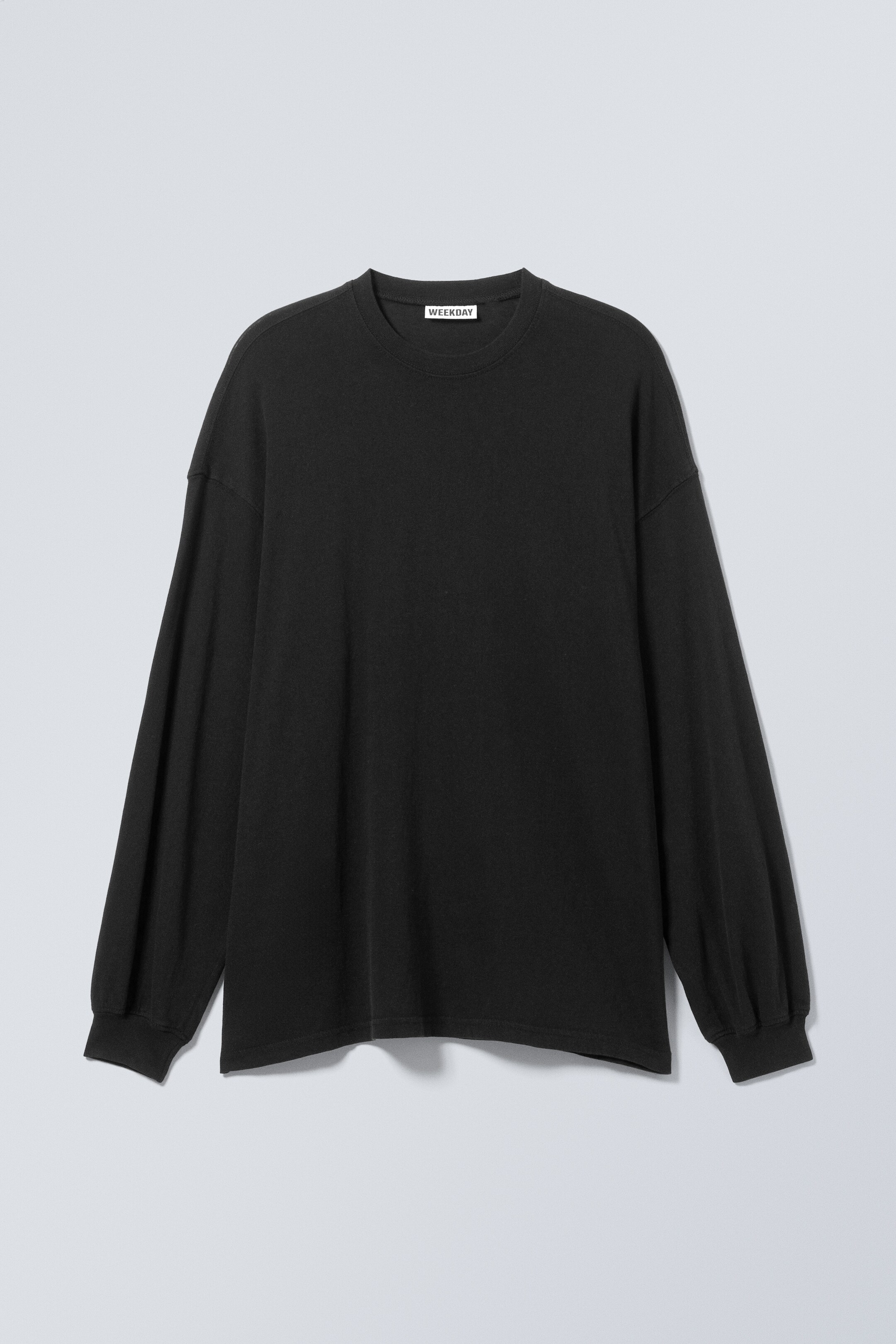 Agrandir l'image: T-shirt à manches longues oversize - Noir - FEMME | H&M FR 1