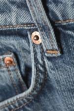 Blue Horses - Medium Blue - Paz Mid Rise Wide Leg Jeans - 6